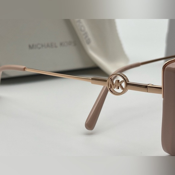 Michael Kors Pink Crystal Cat Eye Sunglasses - Picture 5 of 16